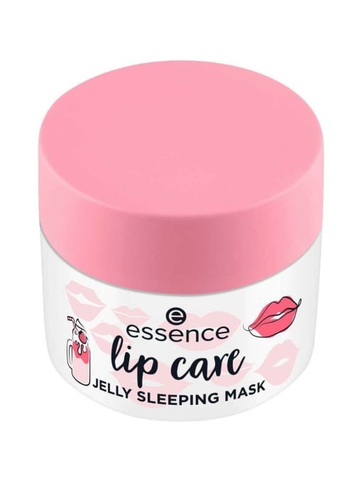 Masca de noapte pentru buze , Jelly Sleeping Mask, Stawberry Milkshake 02, Essence, 8 g