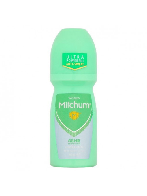 Mitchum unscented antiperspirant women deodorant roll on 1 - 1001cosmetice.ro
