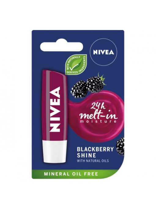 NIVEA BLACKBERRY SHINE BALSAM DE BUZE