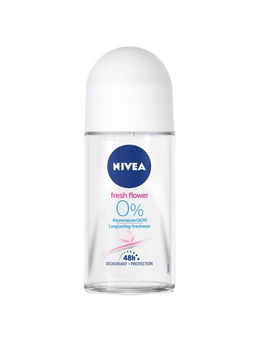 Nivea fresh flower deodorant antiperspirant roll on 1 - 1001cosmetice.ro