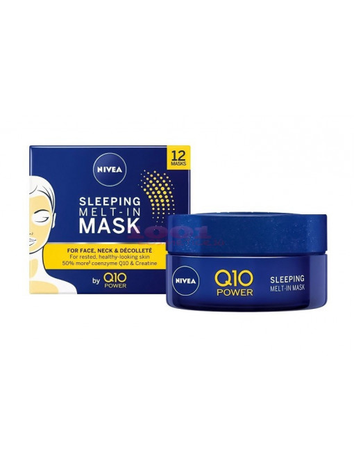 Gel &amp; masca de curatare, nivea | Nivea sleeping mask q10 power masca de noapte | 1001cosmetice.ro
