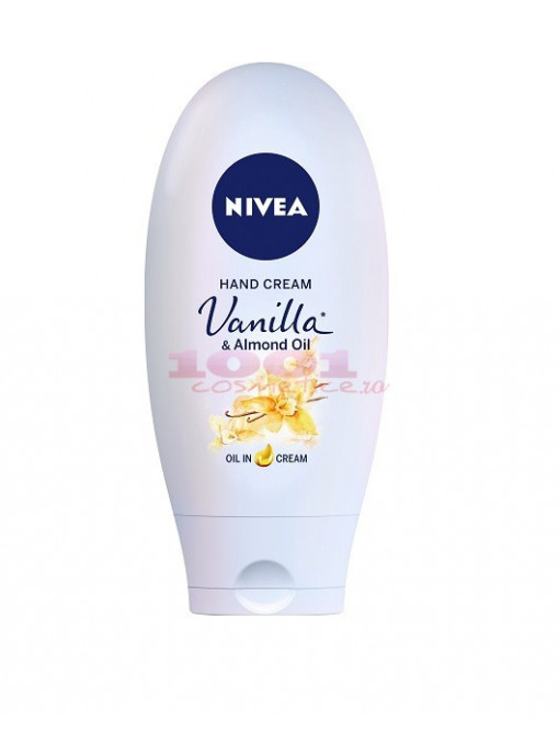 Nivea vanilla & almond oil crema de maini cu vanilie si ulei de migdale 1 - 1001cosmetice.ro