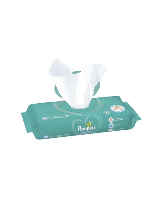 Pampers | Pampers fresh clean servetele umede pentru copii 52 bucati | 1001cosmetice.ro