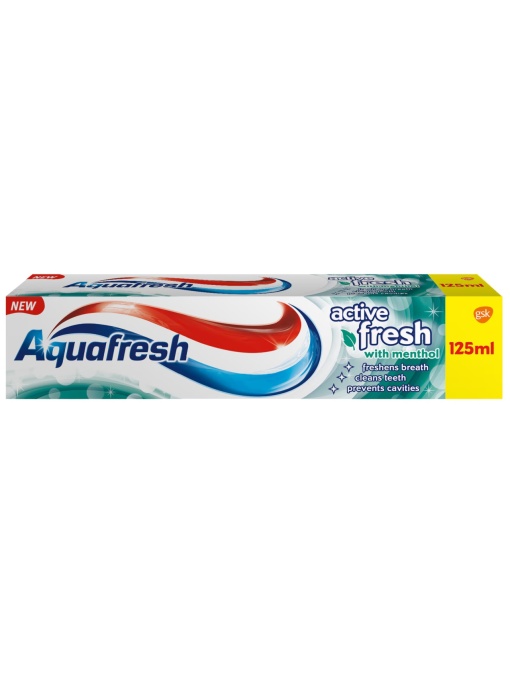 Promotii | Pasta de dinti active fresh pentru reimprospatare si curatare, aquafresh, 125 ml | 1001cosmetice.ro