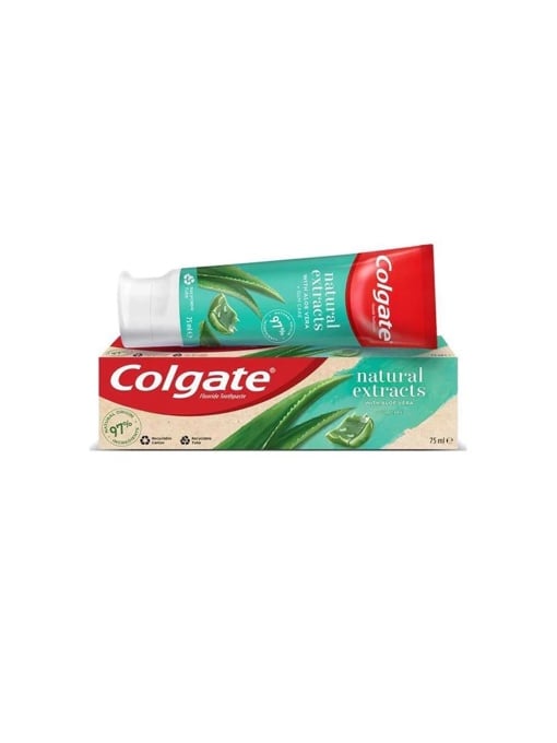 Igiena orala | Pasta de dinti natural extracts cu aloe vera, colgate, 75 ml | 1001cosmetice.ro