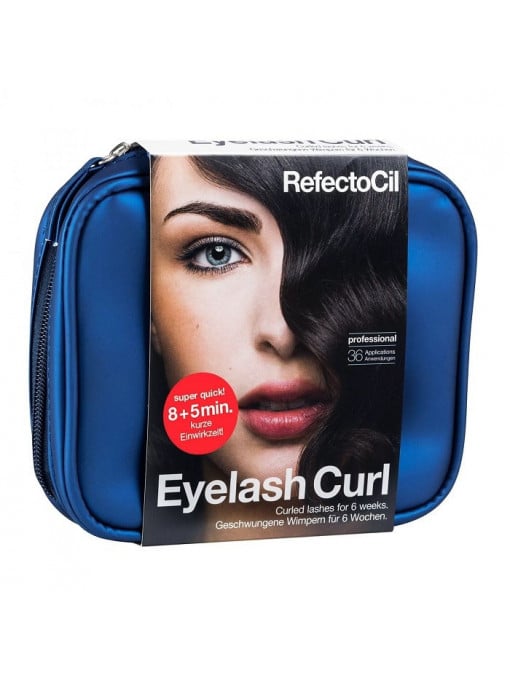 Vopsea de par | Refectocil kit eyelash curl gene | 1001cosmetice.ro