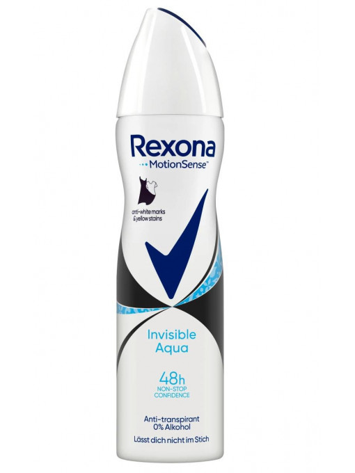 Rexona motionsense invisible aqua antiperspirant deo spray women 1 - 1001cosmetice.ro