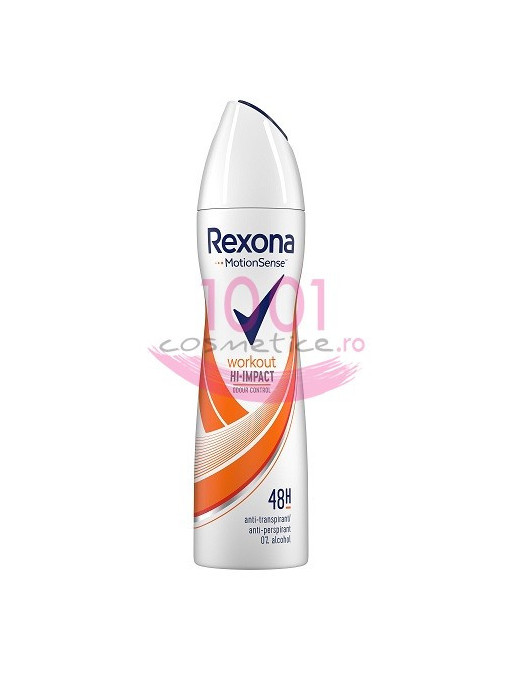 Rexona motionsense workout hi-impact antiperspirant spray women 1 - 1001cosmetice.ro