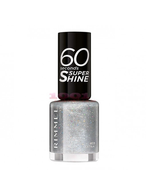Rimmel london 60 seconds shine glitter lac de unghii extra! 833 1 - 1001cosmetice.ro