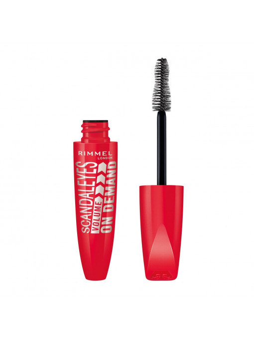 Make-up, rimmel london | Rimmel london scandaleyes volume on demand black 001 negru | 1001cosmetice.ro