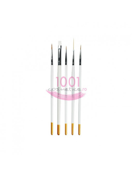 Ronney professional set 5 pensule pentru manichiura acryl 1 - 1001cosmetice.ro