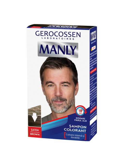 Sampon colorant saten Manly Gerocossen, 25 ml