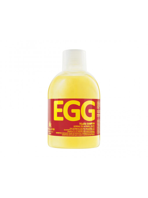 Sampon cu ou pentru par uscat si normal kallos, 1000ml 1 - 1001cosmetice.ro