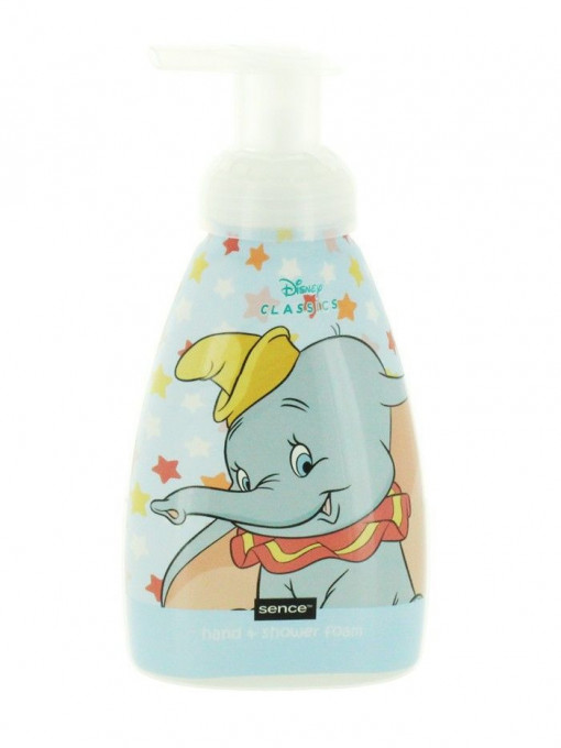 Spumă pentru mâini și dus pentru copii Dumbo Disney, Sence, 300 ml