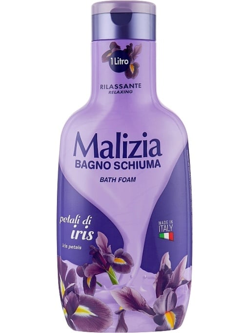 Promotii | Spumant de baie cu miros de flori de iris malizia, 1l | 1001cosmetice.ro