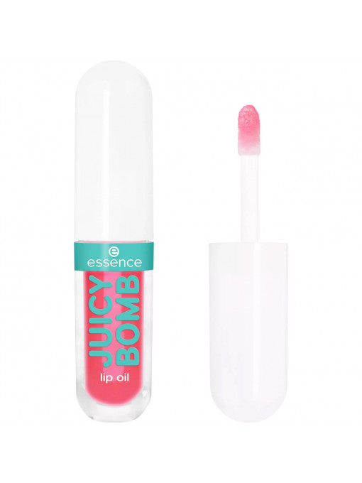 Gloss | Ulei pentru buze juicy glow juicy bomb strawberry star 02, essence | 1001cosmetice.ro