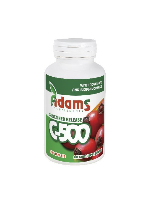 Suplimente &amp; produse bio, adams | Adams c 500 suplimente alimentare 150 tablete | 1001cosmetice.ro