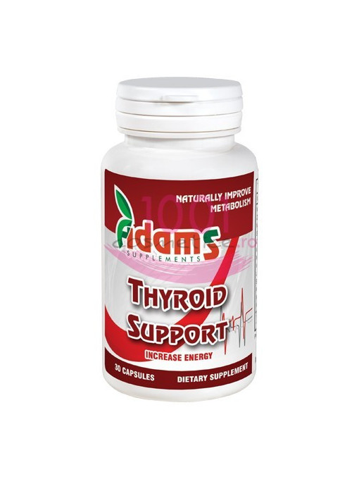Suplimente &amp; produse bio, afectiuni: imunitate | Adams thyroid support 30 capsule | 1001cosmetice.ro