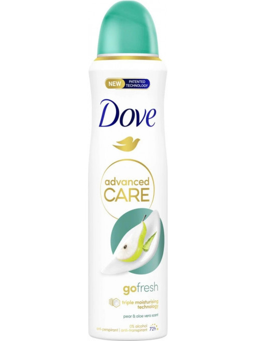 Spray &amp; stick dama, model: spray | Antiperspirant deodorant spray go fresh pear & aloe vera, dove | 1001cosmetice.ro