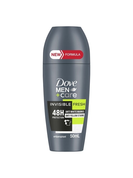 Parfumuri barbati | Antiperspirant roll-on invisible fresh 48h, dove men, 50 ml | 1001cosmetice.ro