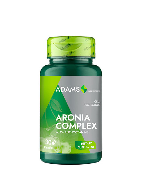 Suplimente &amp; produse bio, adams | Aronia complex, supliment alimentar 300 mg, adams | 1001cosmetice.ro