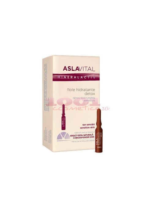 Aslavital | Aslavital mineral activ fiole hidratante detox | 1001cosmetice.ro