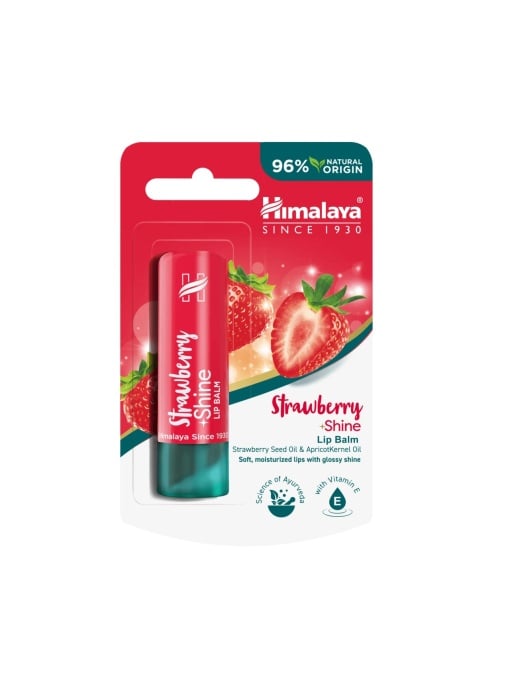 Promotii | Balsam de buze strawberry shine, himalaya, 4.5 g | 1001cosmetice.ro