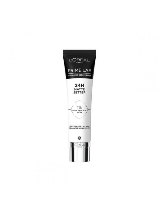 Make-up, loreal | Baza de machiaj loreal prime lab 24h matte setter, 1% lha + acid salicilic, 30 ml | 1001cosmetice.ro