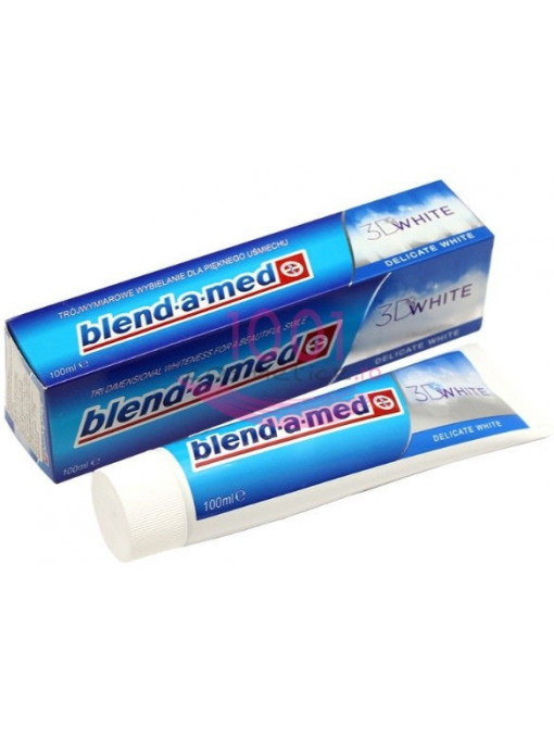 Blend-a-med | Blend a med 3d white delicate white pasta de dinti | 1001cosmetice.ro