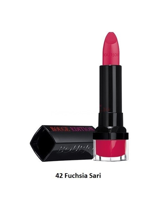Bourjois rouge edition 10h lipstick fuchsia sari 42 1 - 1001cosmetice.ro
