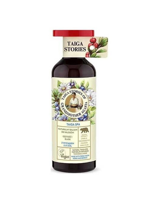 Sampon &amp; balsam, adams | Bunica agafia balsam natural fortifiant cu infuzie de 37 plante | 1001cosmetice.ro