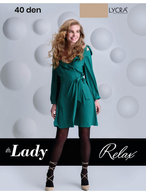 [Ciorapi lycra 40 den lady relax culoare piciorului, lucydan - 1001cosmetice.ro] [1]