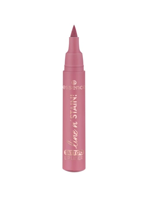 Make-up, essence | Contur de buze lichid line n' stain! tattoo everyone's nude-pink 01 essence | 1001cosmetice.ro