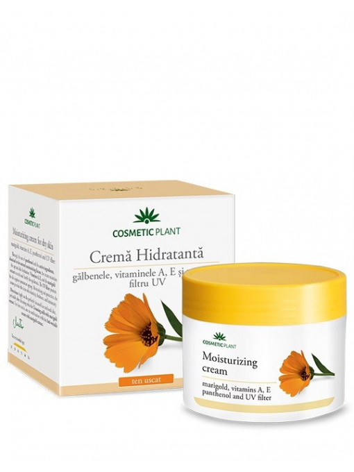 Cosmetic plant crema hidratanta cu galbenele si vitamina a e si pantenol 1 - 1001cosmetice.ro
