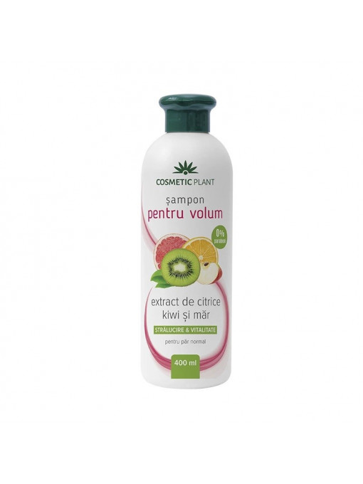 Promotii | Cosmetic plant sampon pentru volum cu extract de citrice kiwi si mar | 1001cosmetice.ro