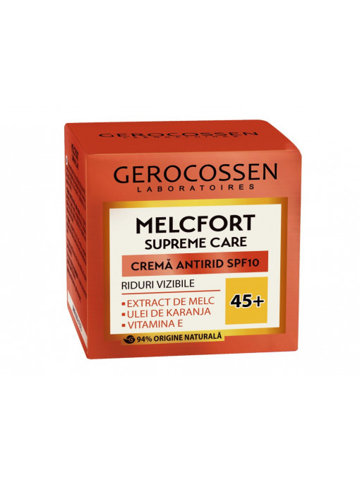 Crema antirid riduri vizibile 45+ SPF10 Melcfort Supreme Care Gerocossen, 50 ml
