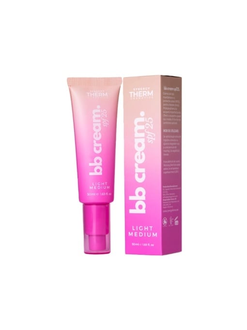 Bb cream | Crema de fata nuantatoare light/medium spf 25 bb cream synergy therm, 50 ml | 1001cosmetice.ro