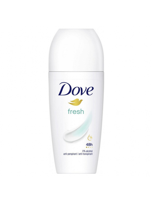 Parfumuri dama | Deodorant antiperspirant roll on, fresh, dove, 50 ml | 1001cosmetice.ro