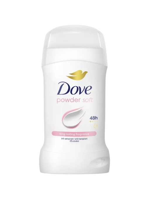 Deodorant antiperspirant stick, Powder Soft, Dove, 50 ml