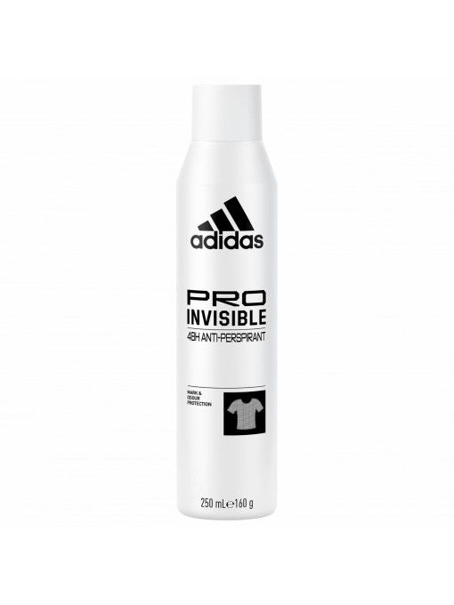 Spray &amp; stick dama | Deodorant body spray pro invisible 48h anti-perspirant, adidas, 250 ml | 1001cosmetice.ro