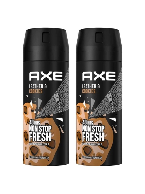 [Deodorant spray 48 h leather & cookies 1+ 1, axe, 150 ml - 1001cosmetice.ro] [1]