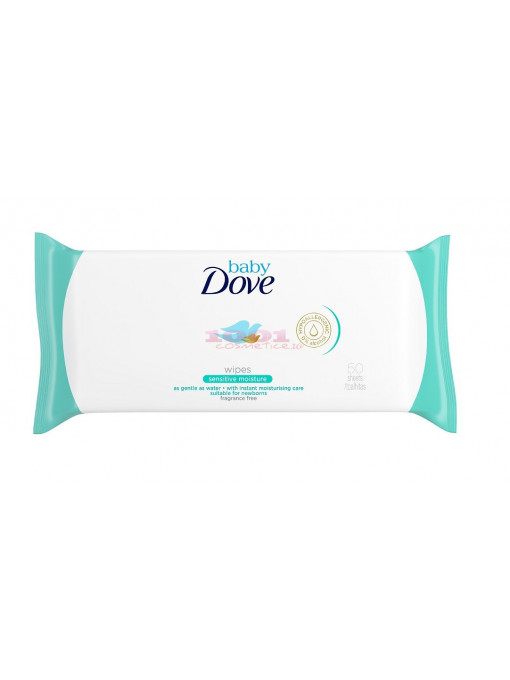 DOVE BABY SENSITIVE MOISTURE SERVETELE UMEDE 50 BUCATI