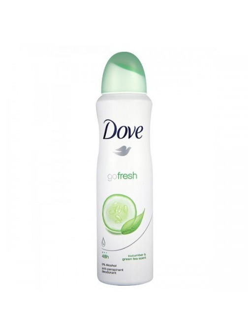 Spray &amp; stick dama, dove | Dove go fresh cucumber & green tea scent deo spray antiperspirant | 1001cosmetice.ro