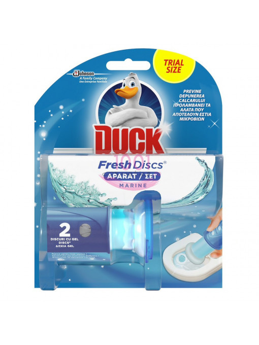 Duck fresh discs aparat cu 2 discuri cu gel marine 1 - 1001cosmetice.ro