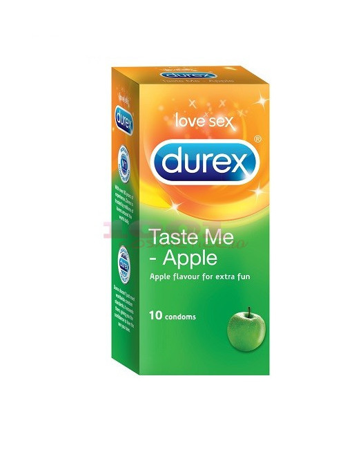 Durex taste me apple prezervative set 10 bucati 1 - 1001cosmetice.ro