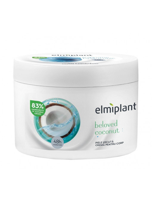 Corp, elmiplant | Elmiplant beloved coconut crema de corp pentru toate tipurile de piele | 1001cosmetice.ro