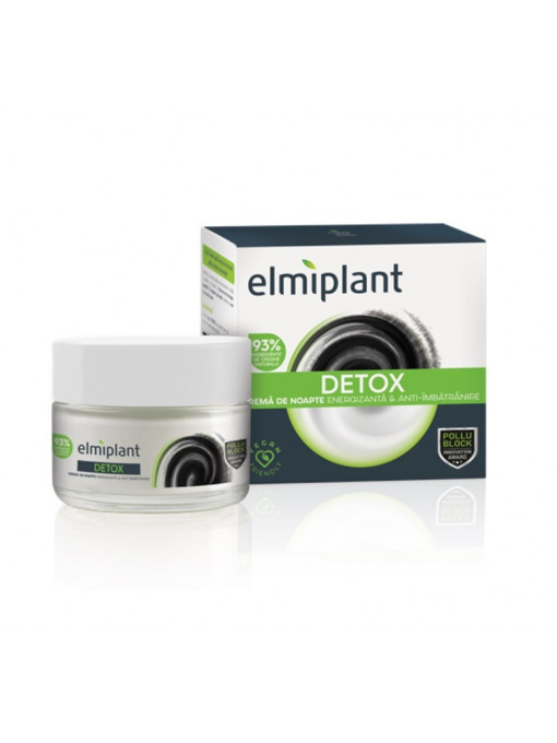 Creme fata, elmiplant | Elmiplant detox energizanta & antiimbatranire crema de noapte | 1001cosmetice.ro