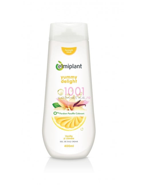 Elmiplant nourishing touch gel de dus crema vanilie si lamaie 1 - 1001cosmetice.ro