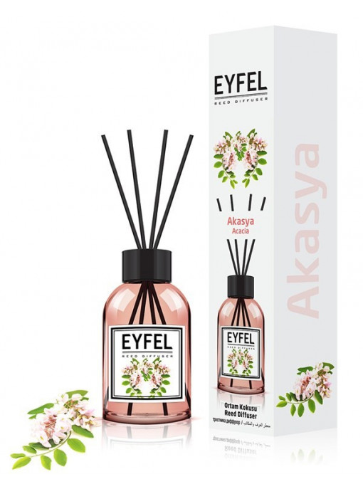 Eyfel reed diffuser odorizant betisoare pentru camera cu miros de salcam 1 - 1001cosmetice.ro