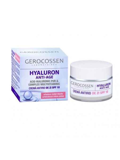 Ingrijirea tenului, gerocossen | Gerocossen hyaluron crema antirid de zi spf 10 | 1001cosmetice.ro